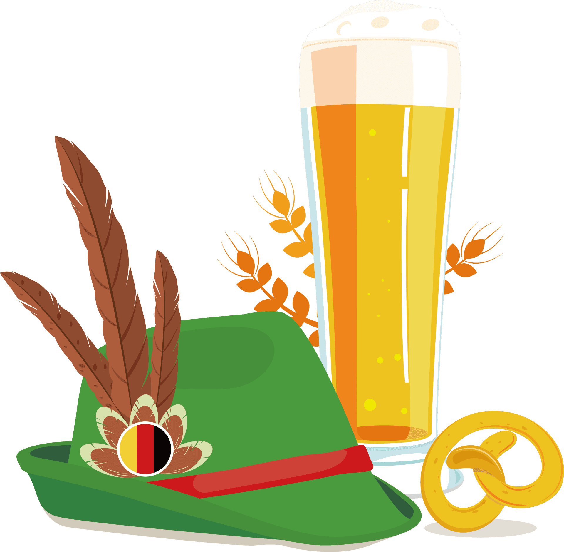 Oktoberfest Celebration Elements PNG