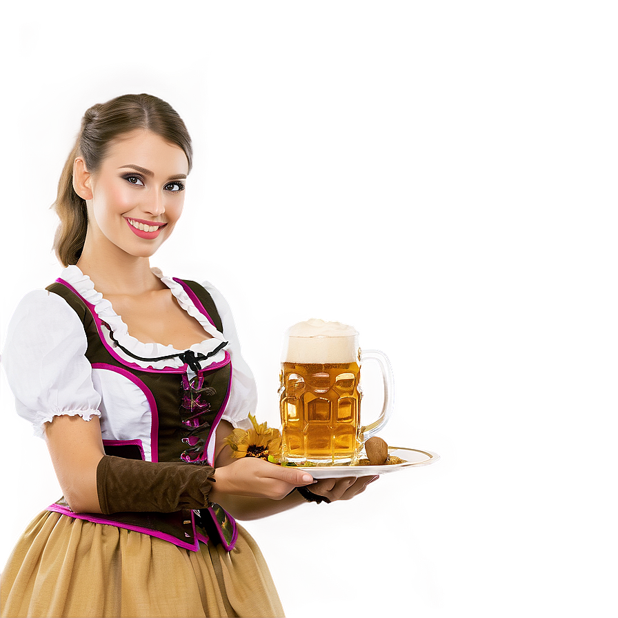 Download Oktoberfest Serving Wench Png Fqu97 | Wallpapers.com