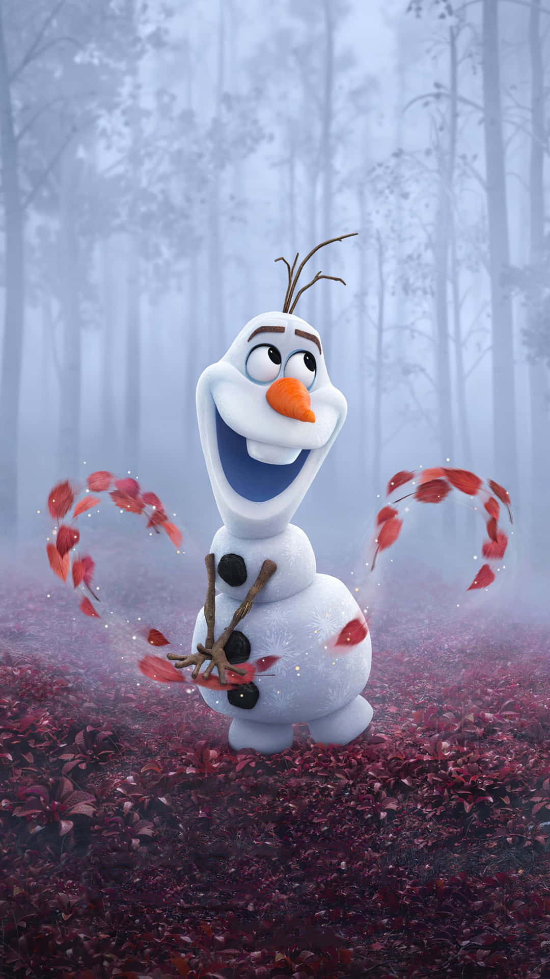 Enjoying the Beauty of Nature with Olaf!