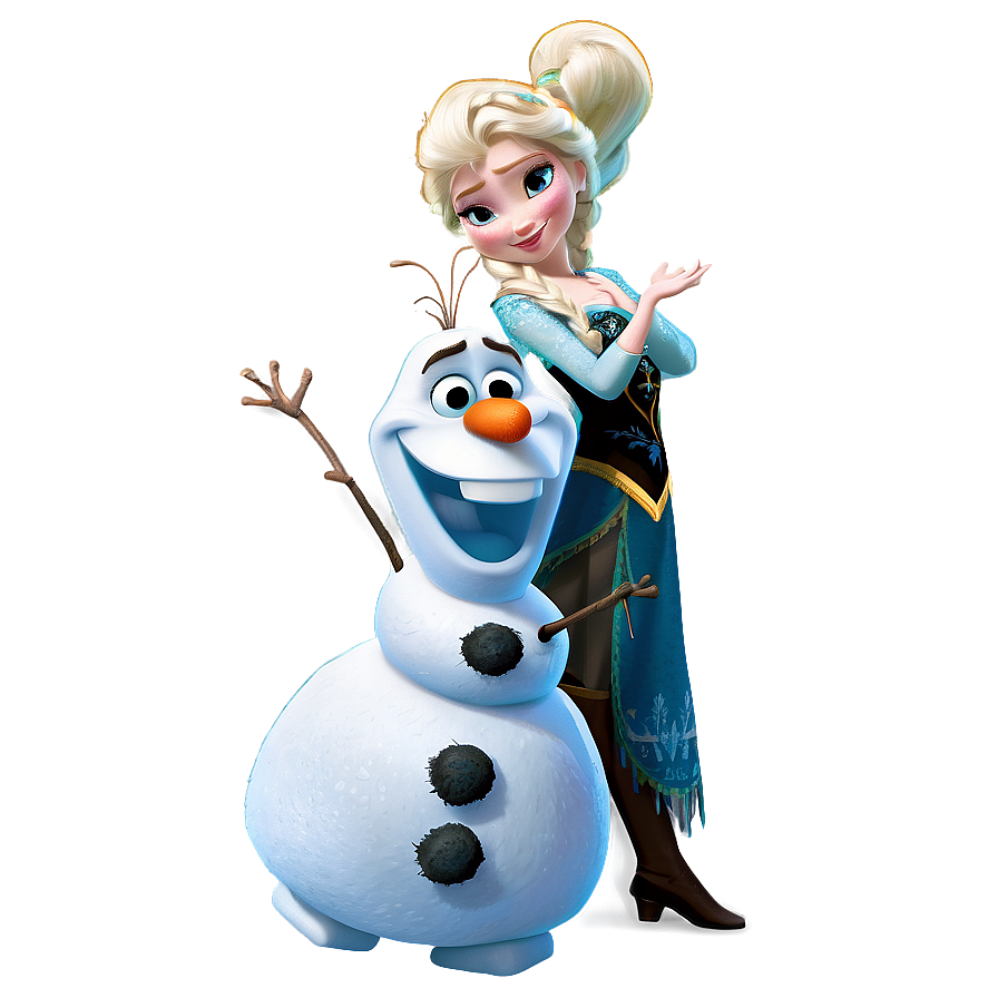 Olaf And Elsa Magic Png Mky PNG