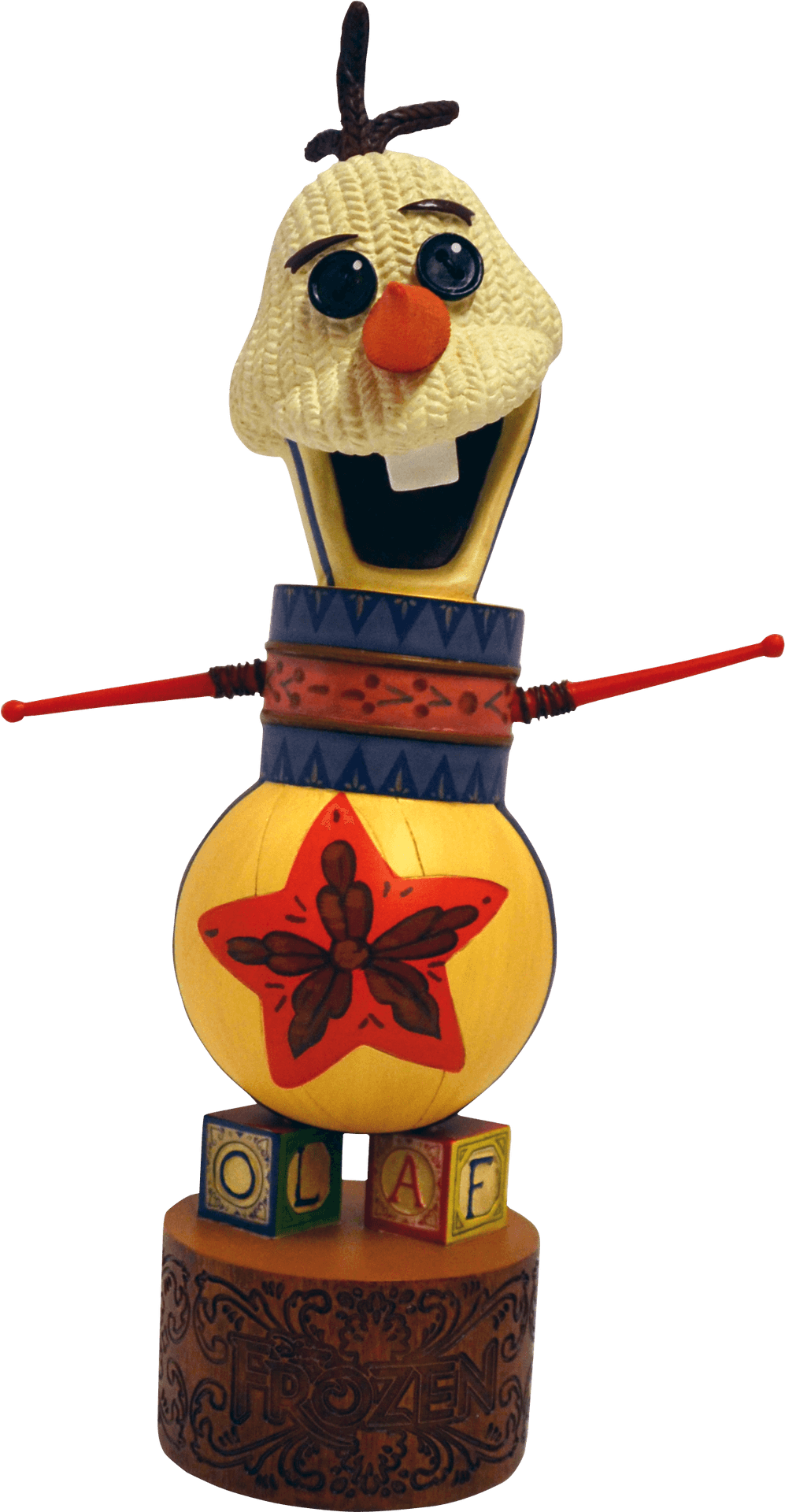 Olaf Figurine Frozen Movie PNG
