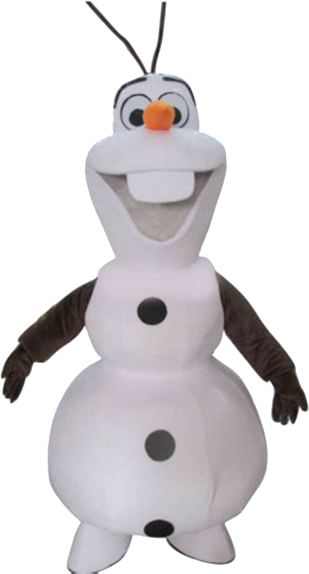 Olaf Frozen Character Plush Toy PNG