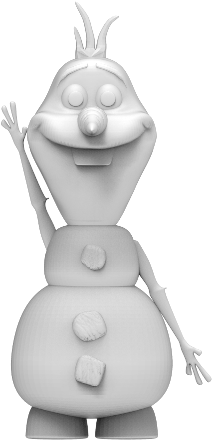 Olaf Frozen Character Pose PNG