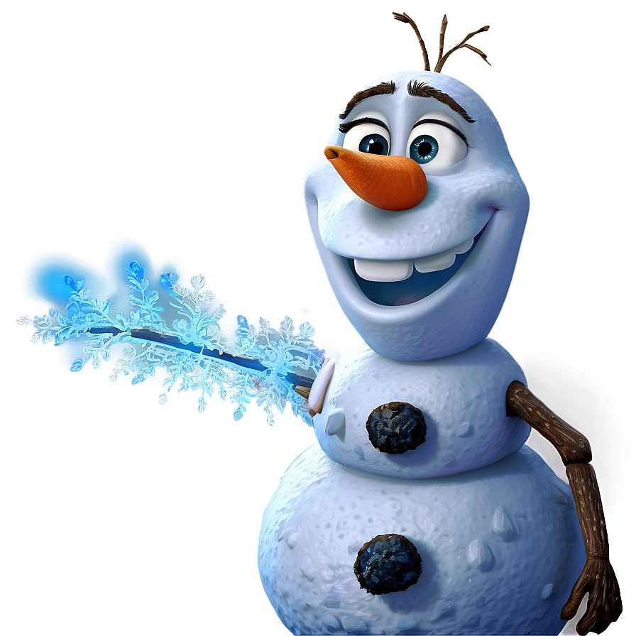 Olaf Frozen Landscape Png 05232024 PNG