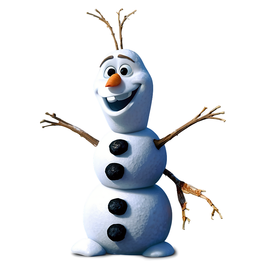 Olaf Frozen Landscape Png 05232024 PNG