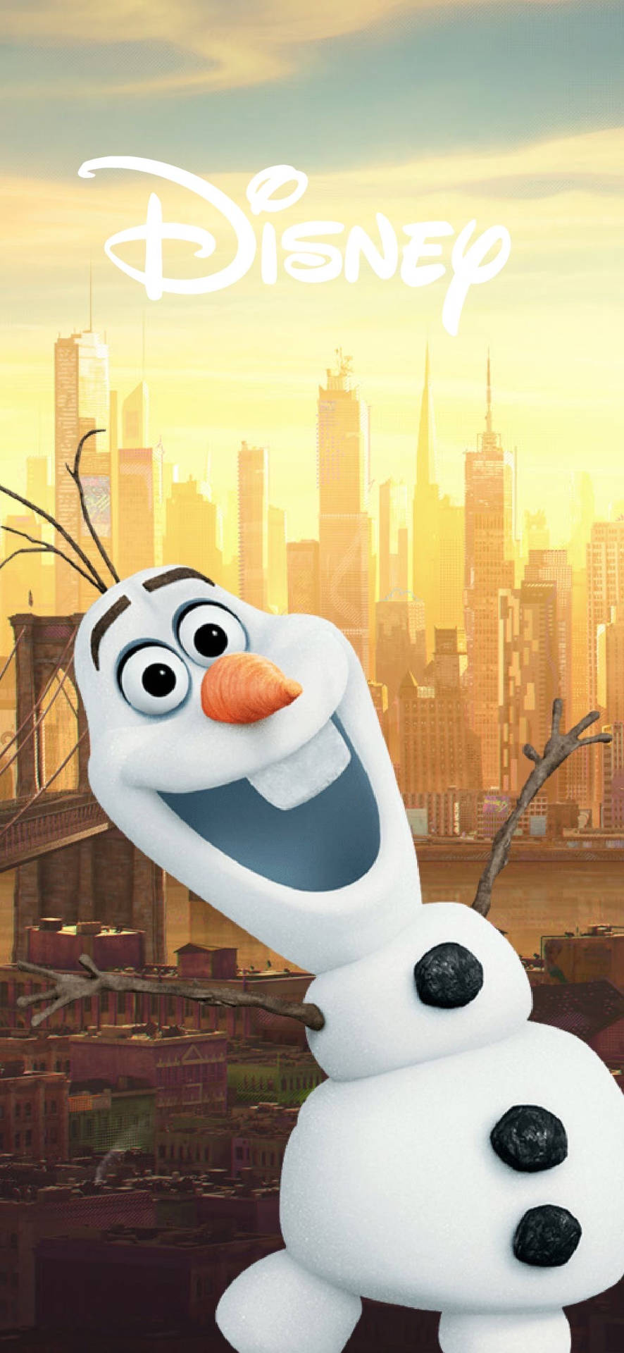 Olaf In Città Sfondo