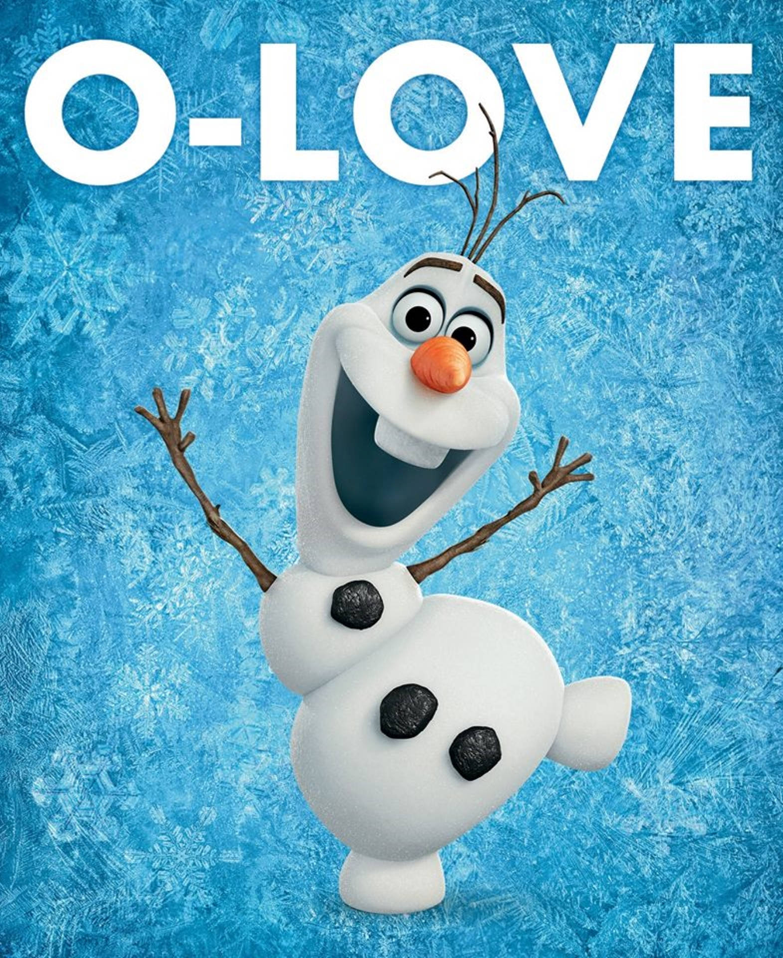 Olaf Love Art Wallpaper