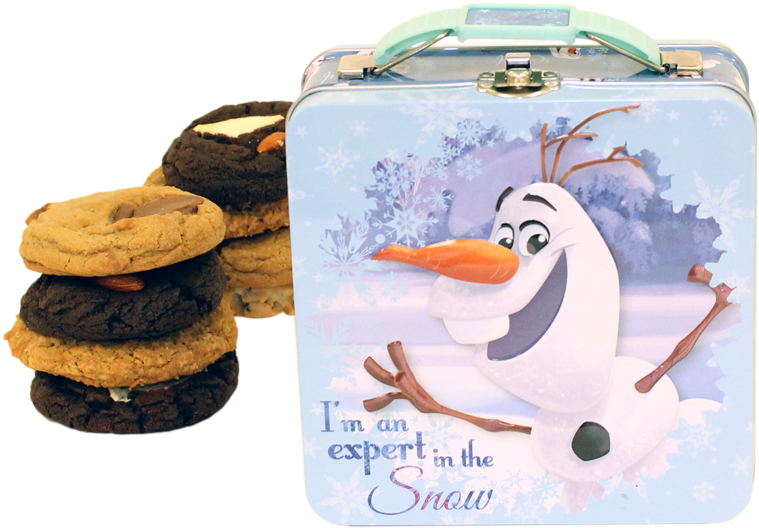 Olaf Lunchboxand Cookies PNG