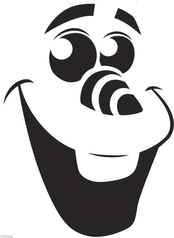 Olaf Silhouette Graphic PNG
