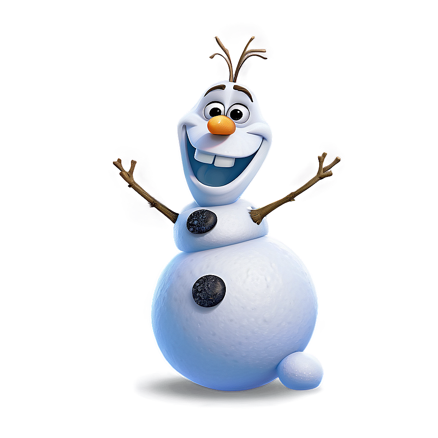 Olaf Snowflake Background Png 05232024 PNG