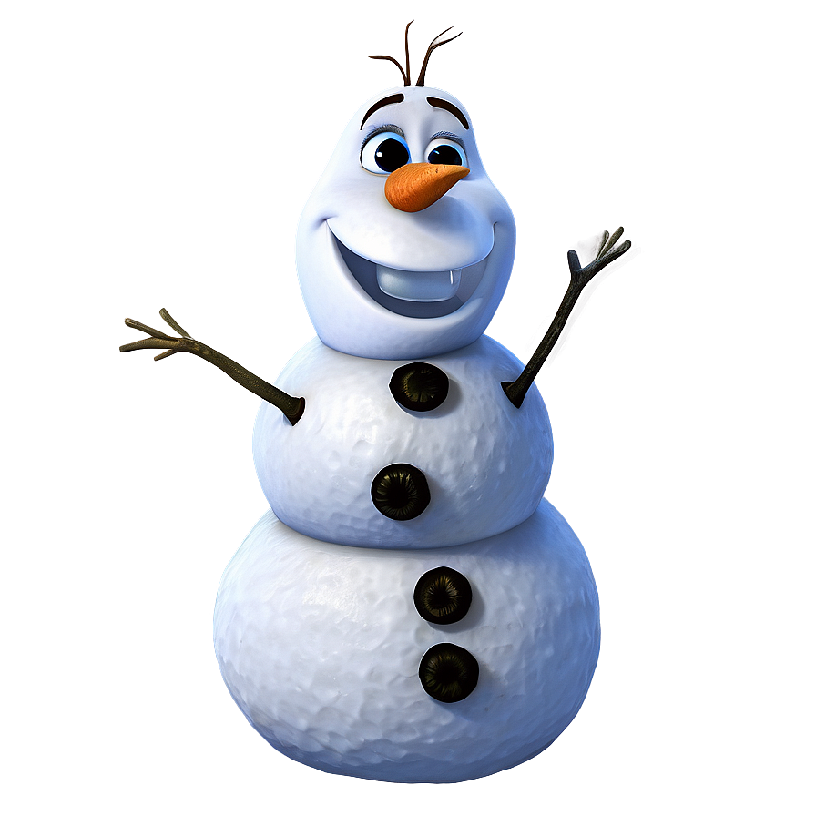 Olaf Snowman Frozen Png 05032024 PNG