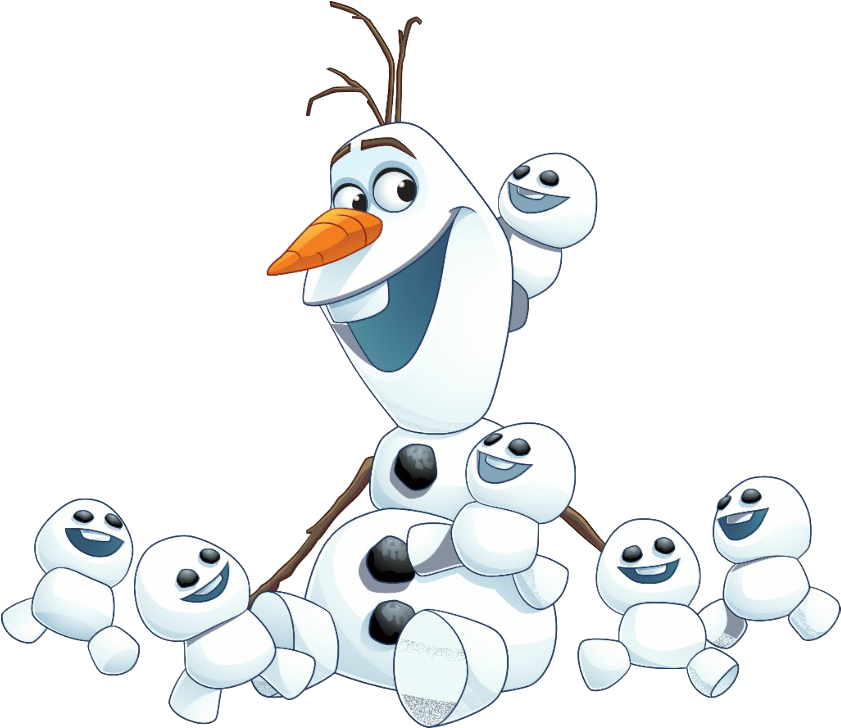 Olafand Snowgies Frozen PNG