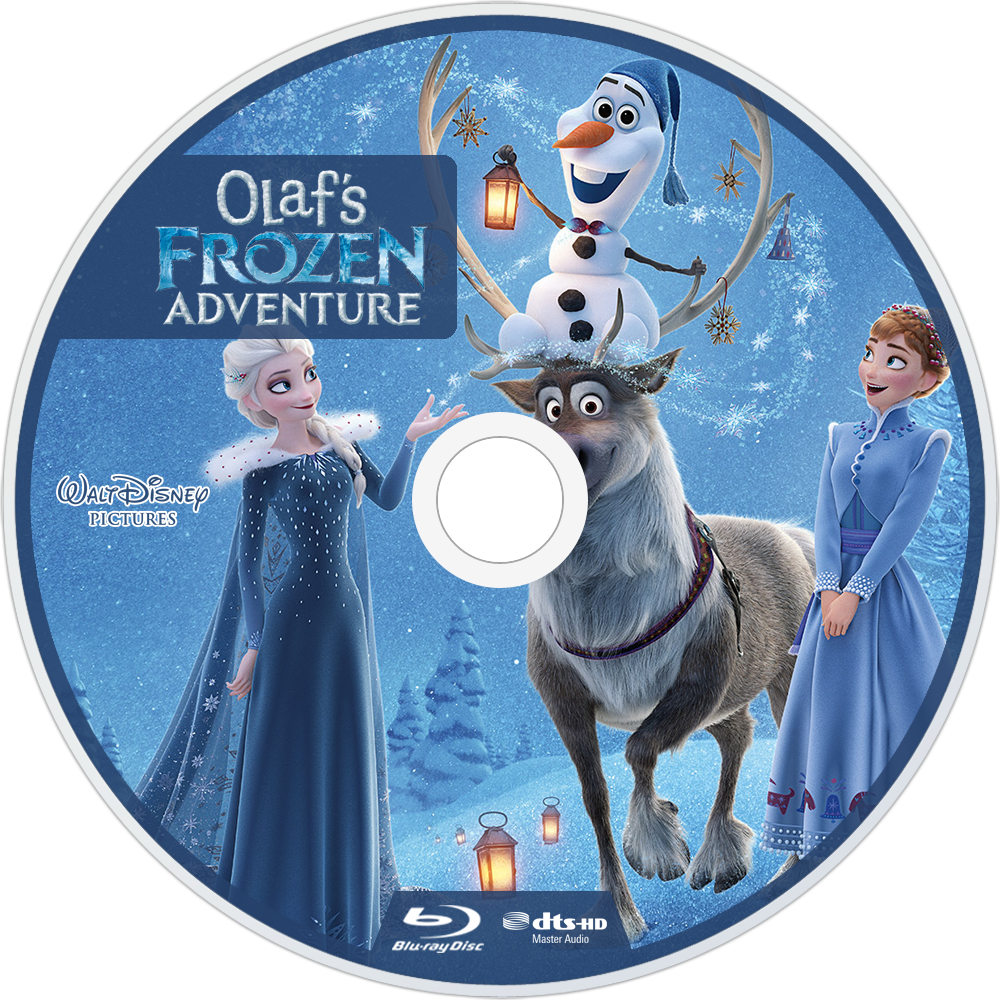 Olafs Frozen Adventure Blu Ray Disc PNG