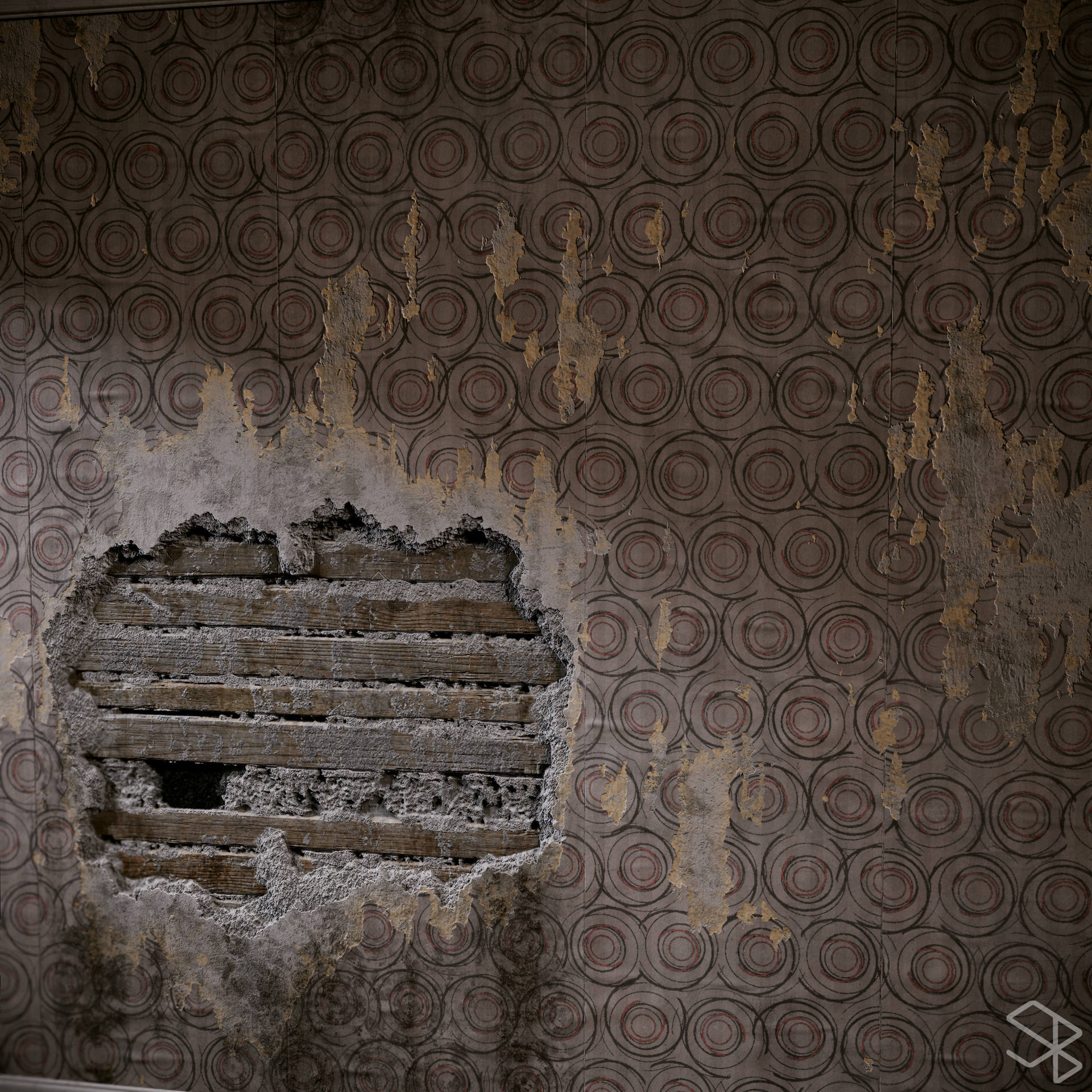 Old And Volatile Wall Structure Wallpaper