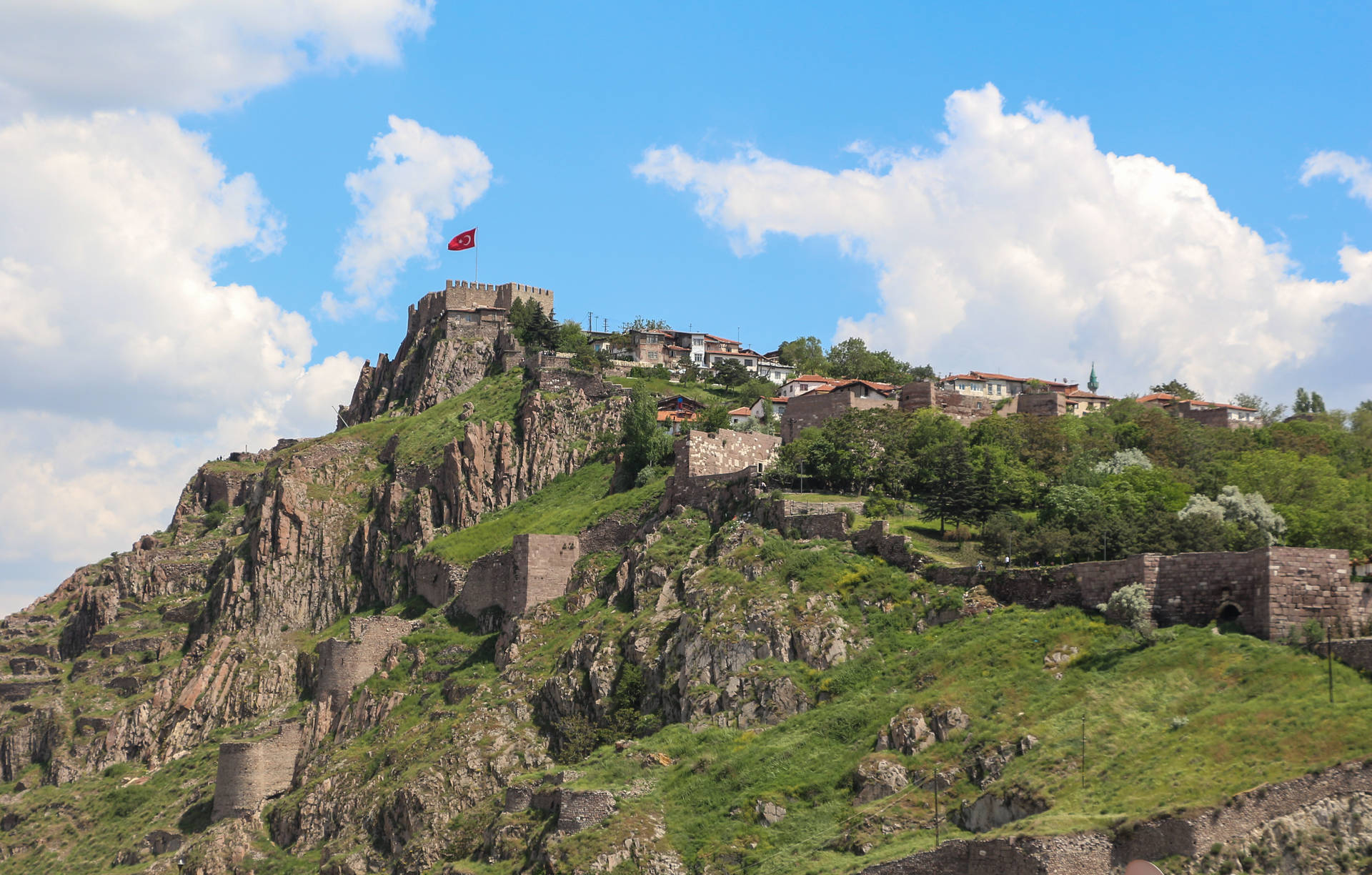 Antiguocastillo De Ankara. Fondo de pantalla