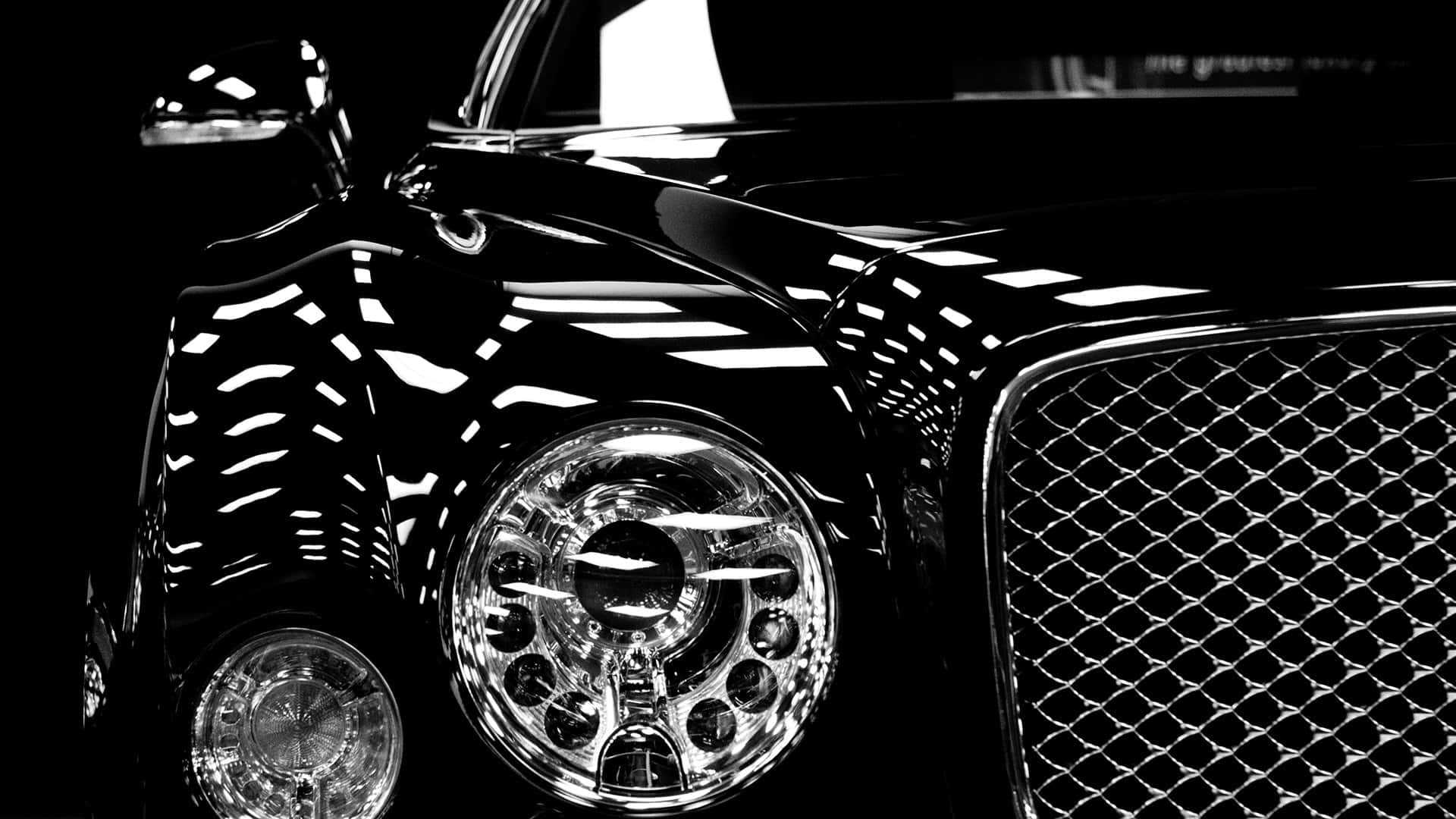 Vintage Style _ Classic Luxury with an Old Bentley Wallpaper