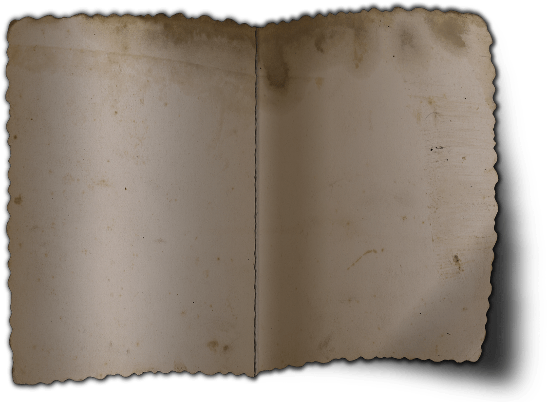 Old Blank Open Book PNG