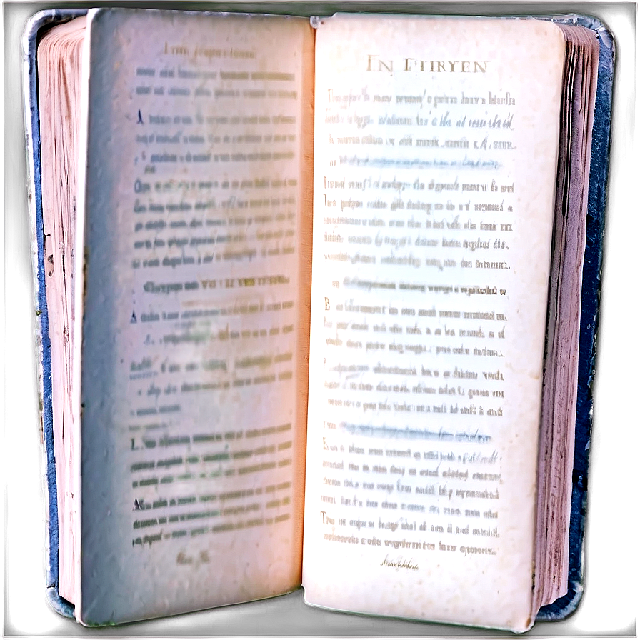 Old Book Open Png 06122024 PNG