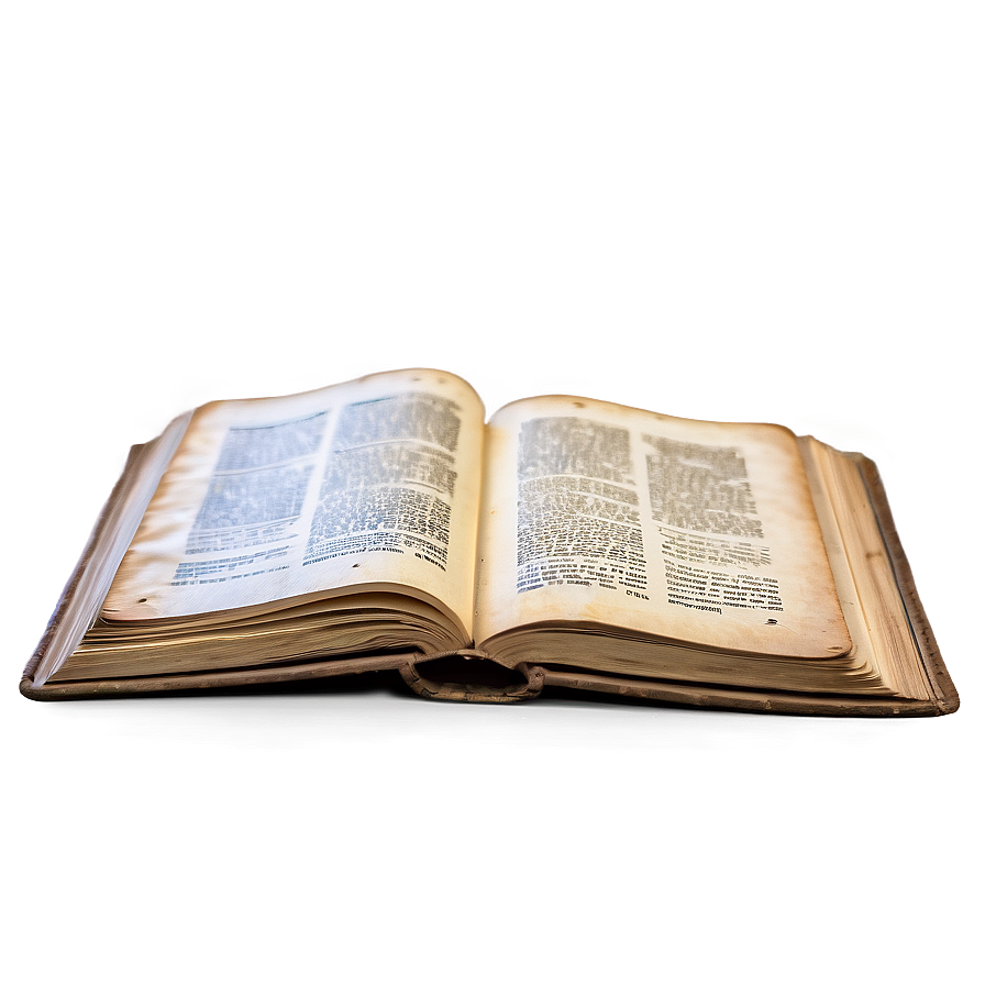 Old Book Open Png 06122024 PNG