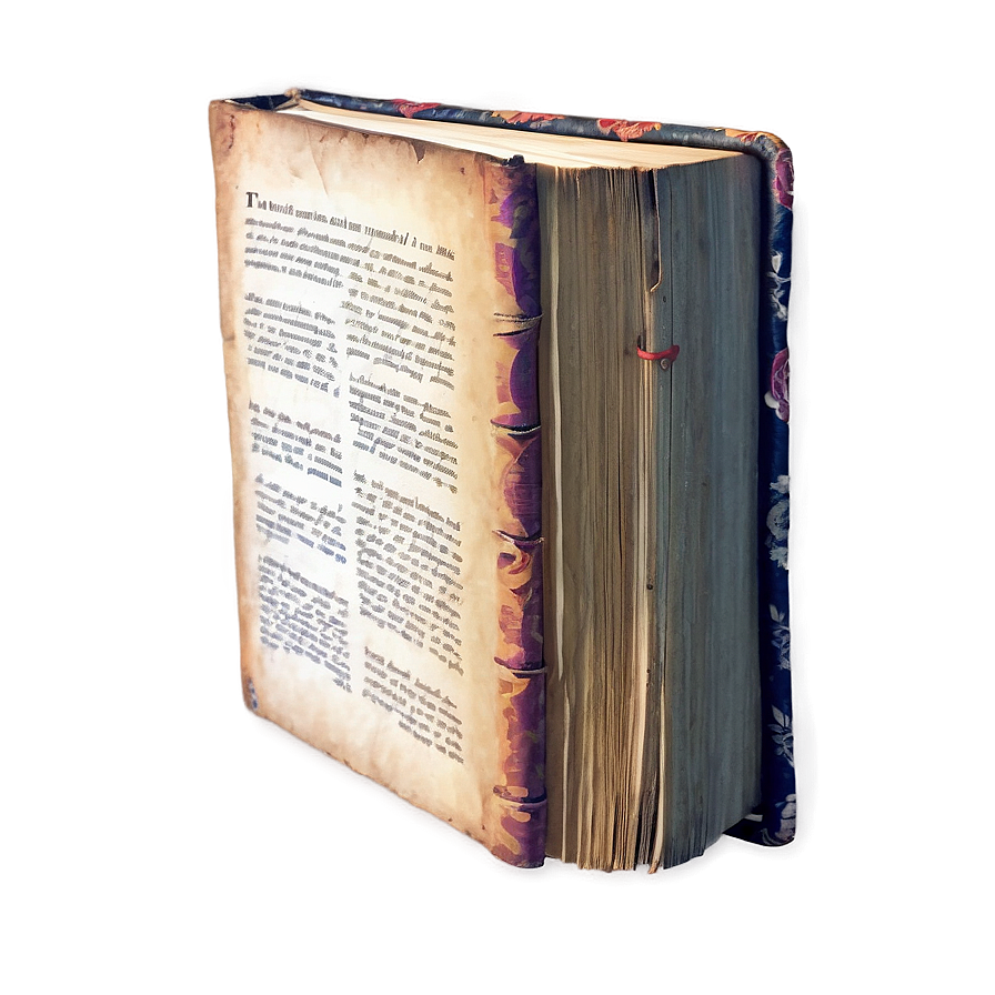 Old Book Open Png Cxb64 PNG