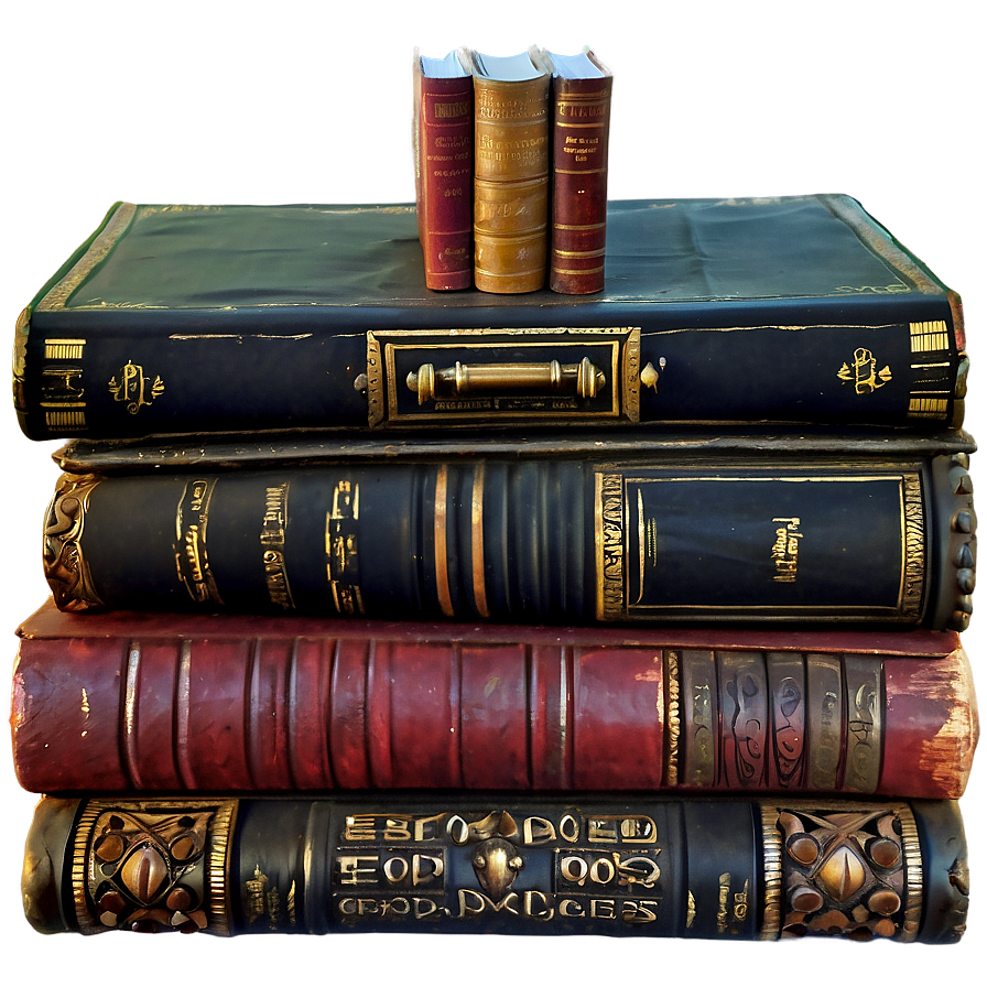 Old Book Stack Png 82 PNG