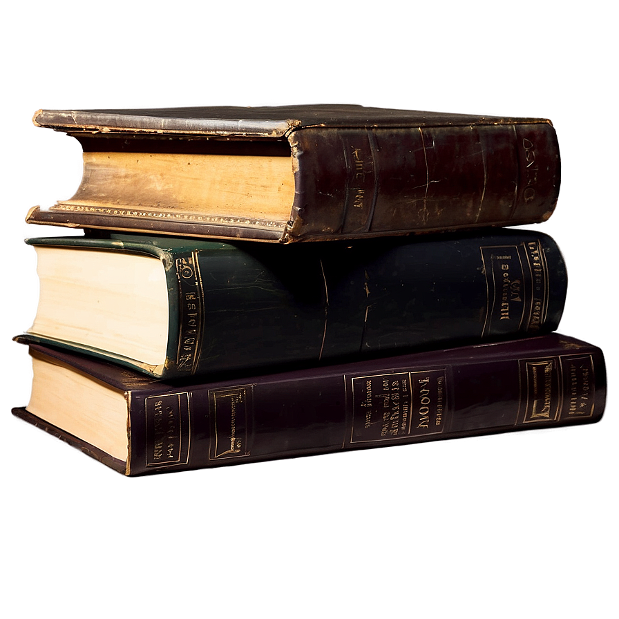 Old Books Stack Png Fqr13 PNG