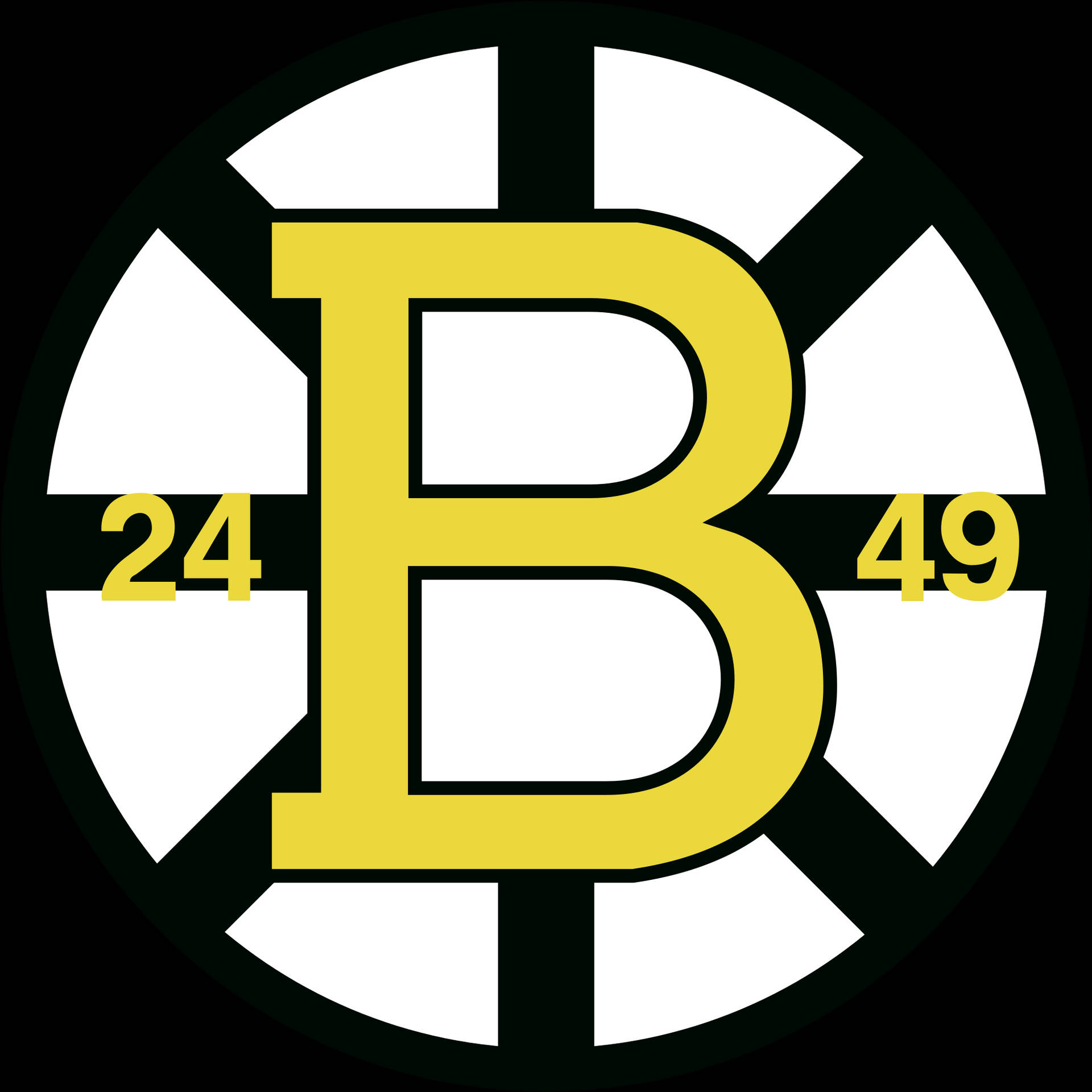 Vecchiologo Dei Boston Bruins. Sfondo