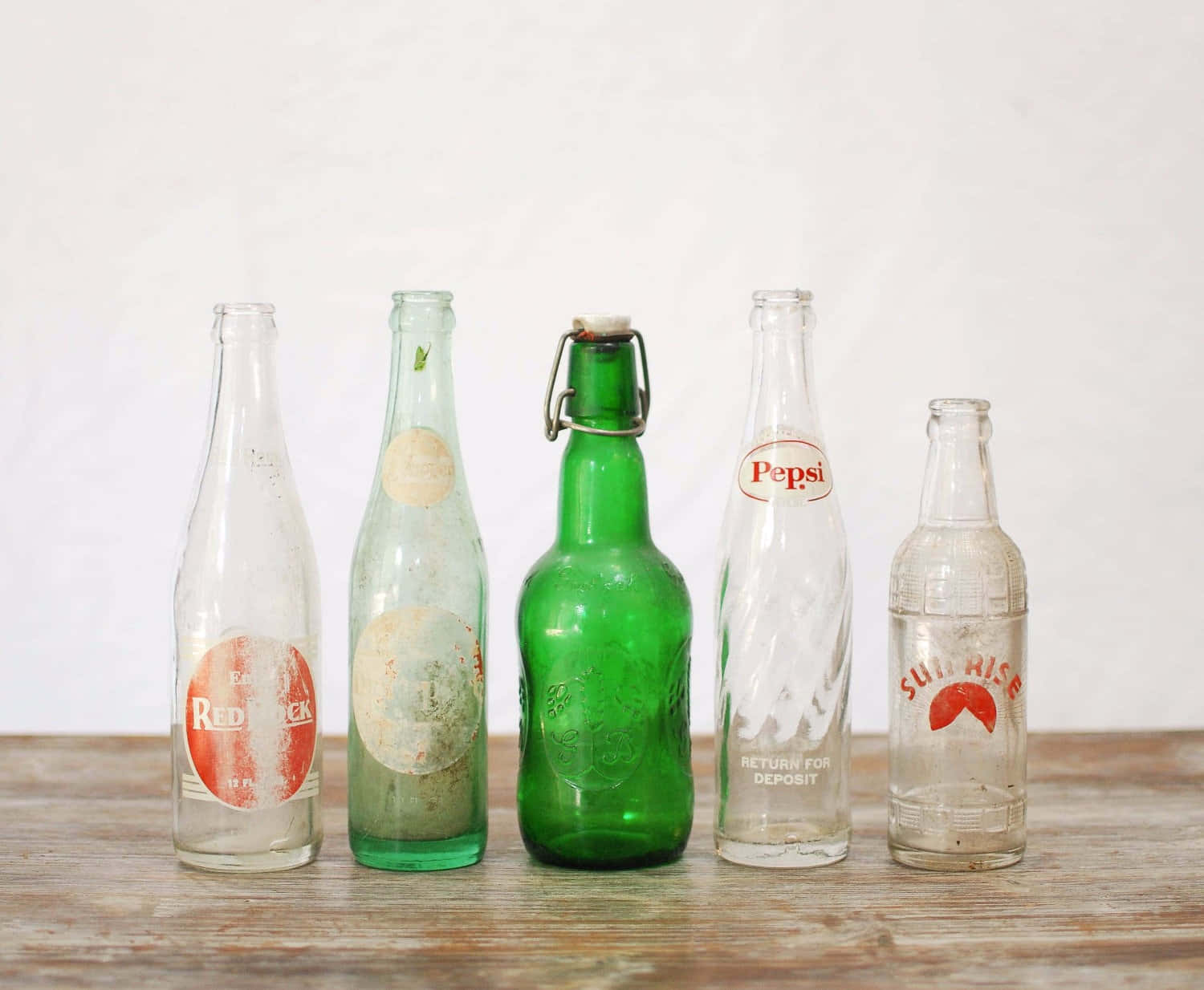 Handpicked Collection of Ancient Antique Bottles