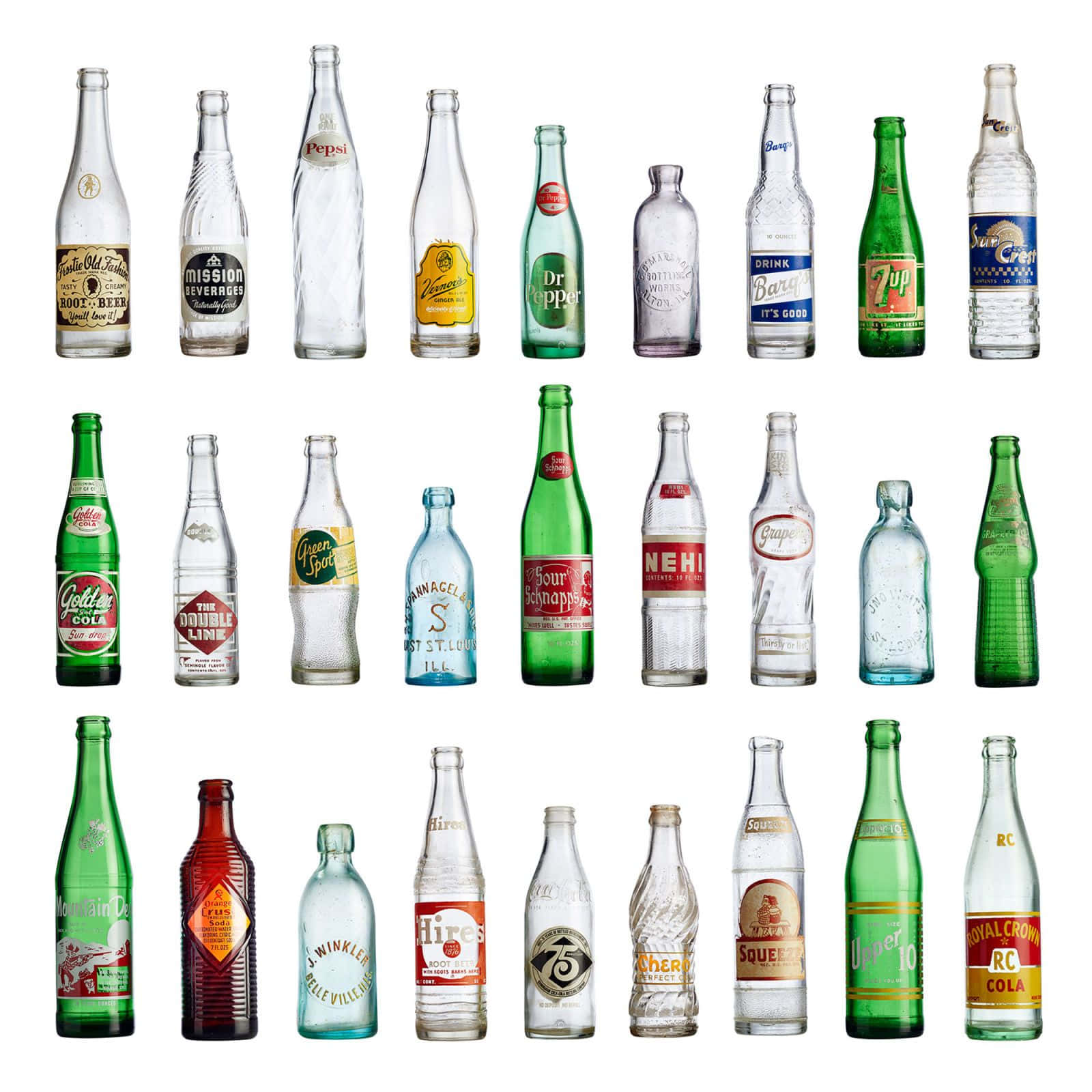 "A Collection of Vintage Bottles"