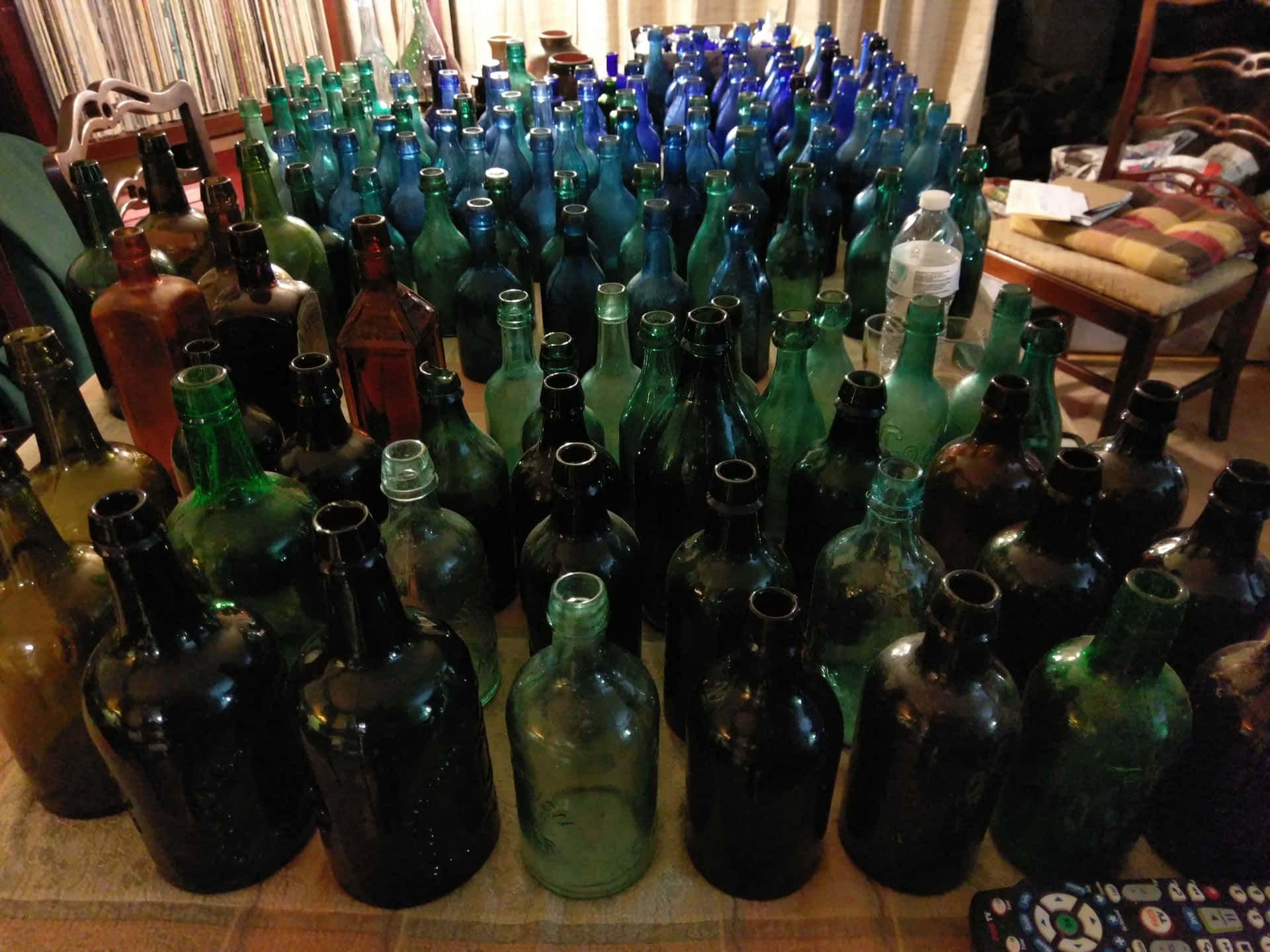 A Collection of Vintage Antique Bottles