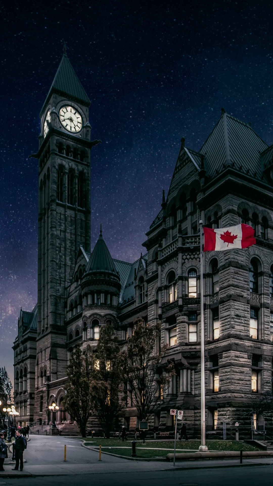 Et billede af Old City Hall i Toronto Wallpaper