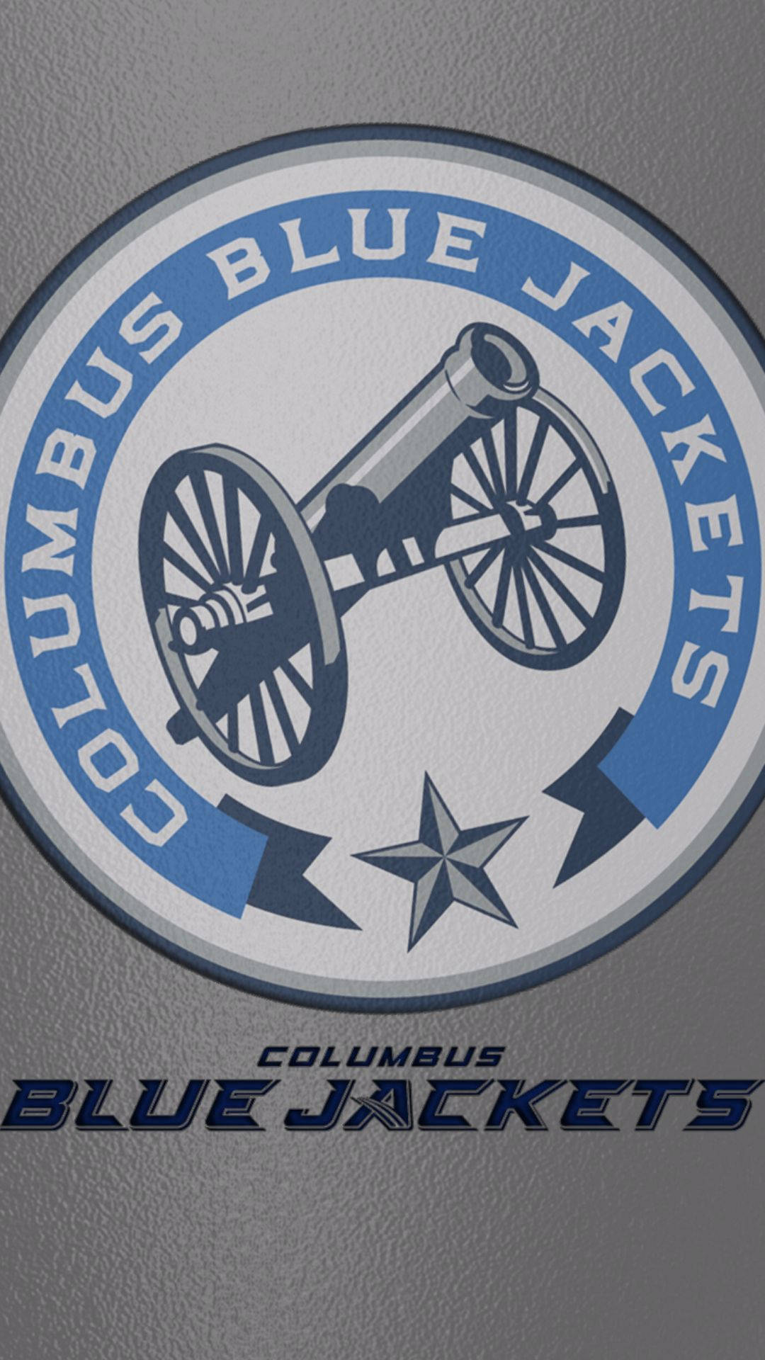 Gammaltlogo För Columbus Blue Jackets Som Datorskärm Bakgrund. Wallpaper