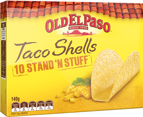 Old El Paso Taco Shells Packaging PNG