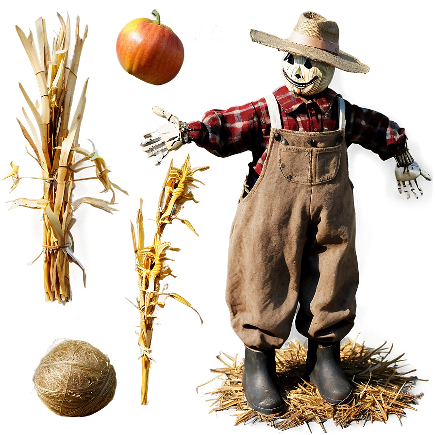Old-fashioned Farm Scarecrow Png 81 PNG