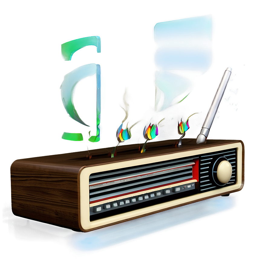 Old-fashioned Radio Png Qwc PNG