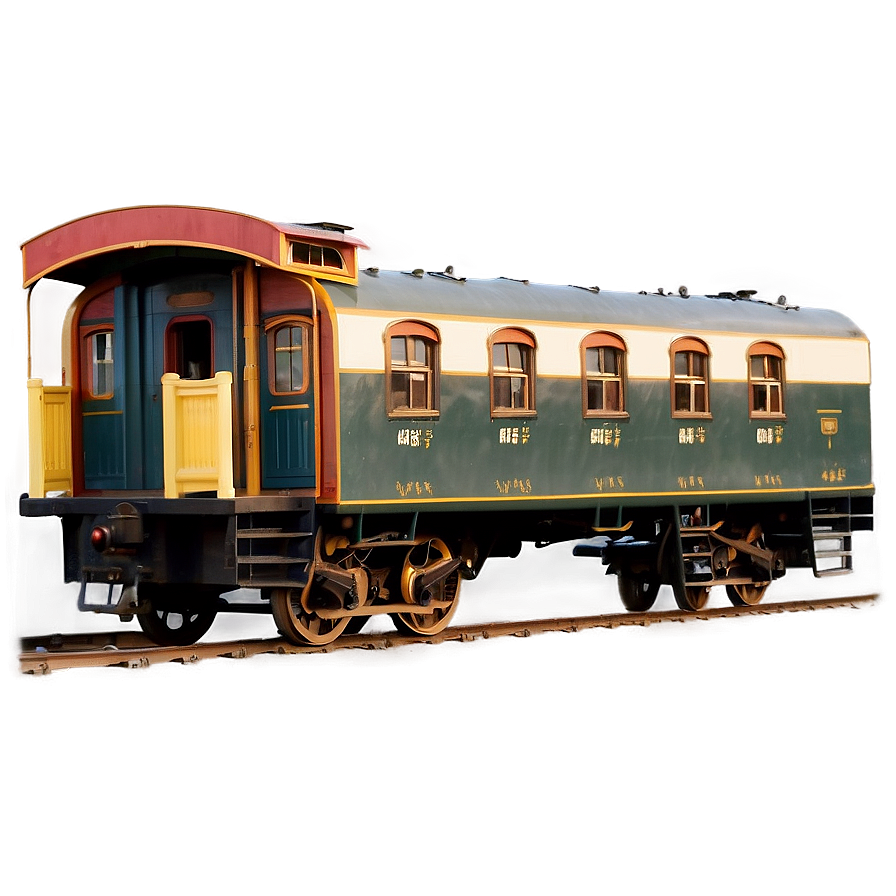 Old-fashioned Train Car Png 05212024 PNG