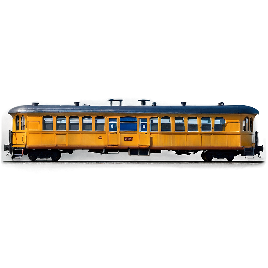 Old-fashioned Train Car Png Pcv PNG