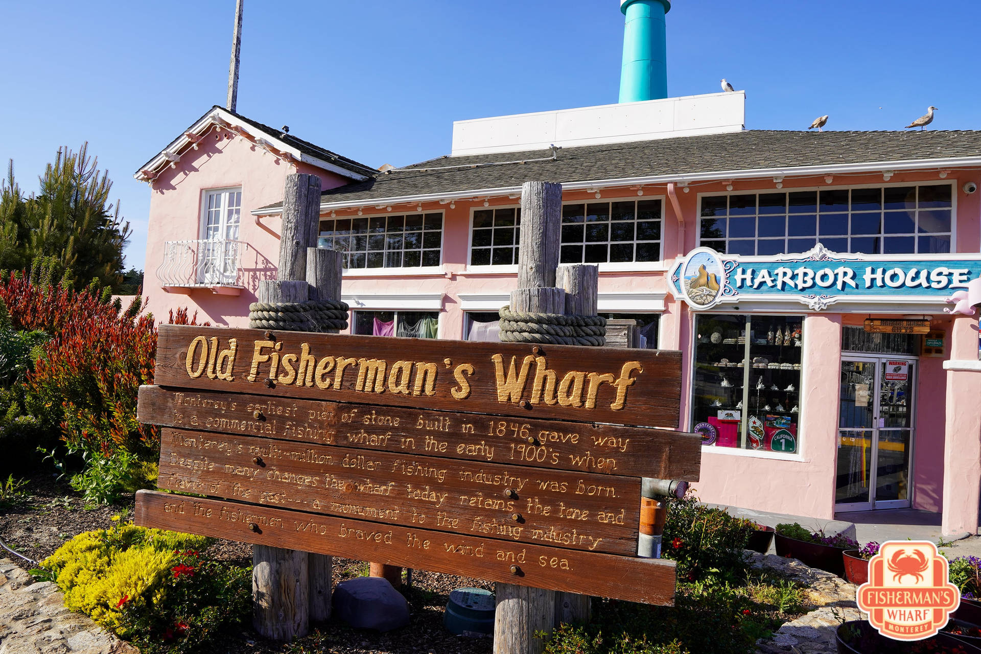 Old Fishermans Wharf Sign Picture