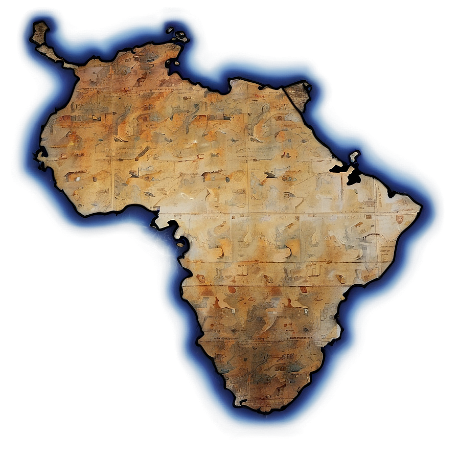 Old Grunge Map Texture Png Swo66 PNG