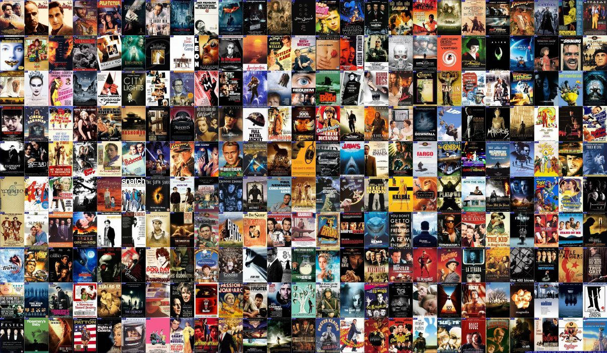 Old Hollywood Film Collage Wallpaper