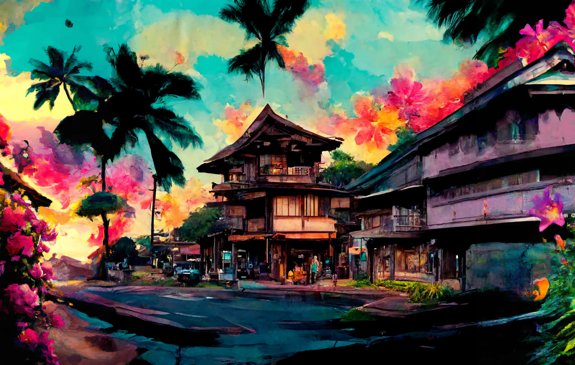 Old Japanese Architecture Wallpaper