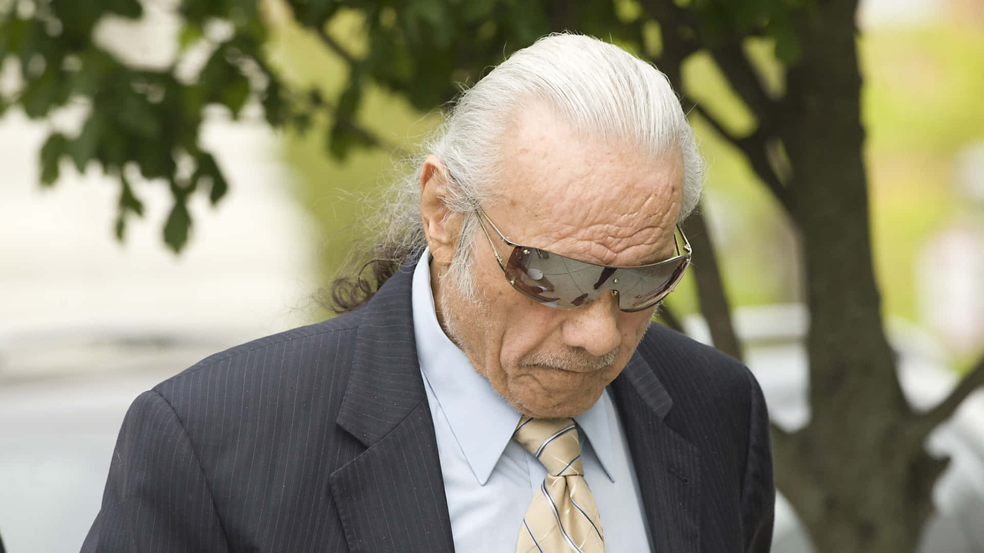 Old Jimmy Snuka Wearing Cool Shades Wallpaper