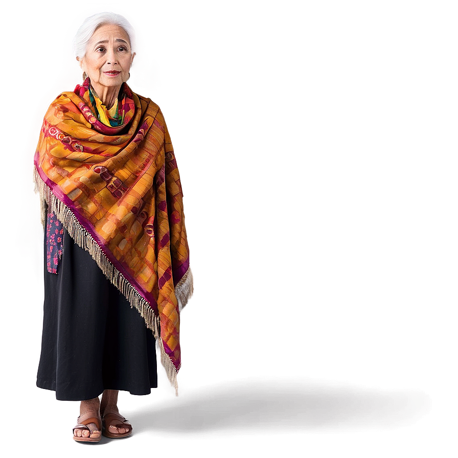 Old Lady With Shawl Png 46 PNG