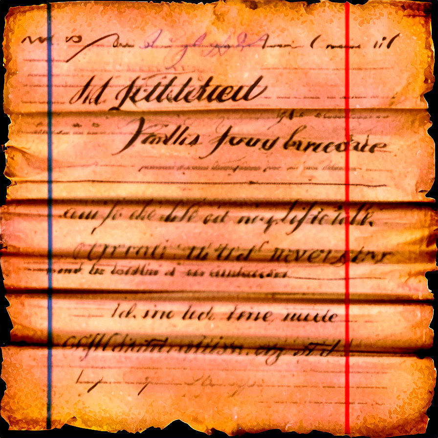 Old Letter Paper Texture Png 05232024 PNG