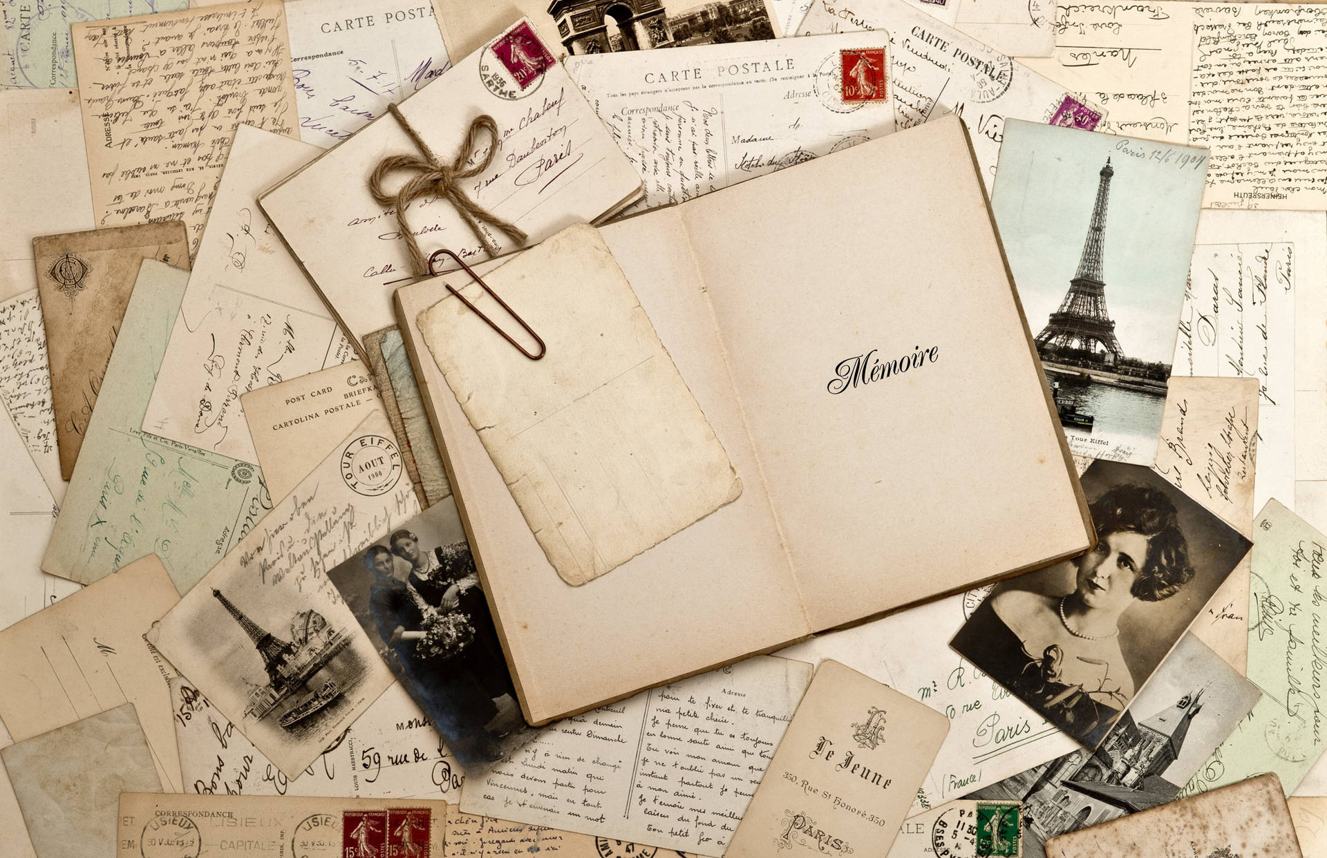 Old Letters Vintage Aesthetic Pc