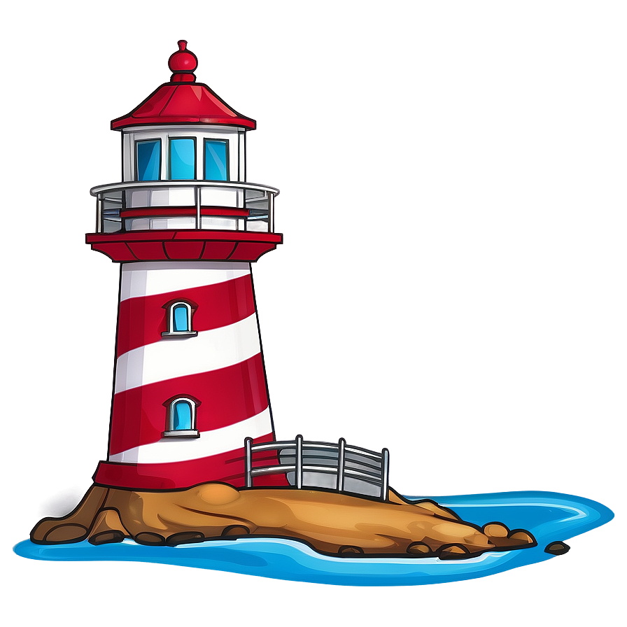 Old Lighthouse Illustration Png Snp PNG