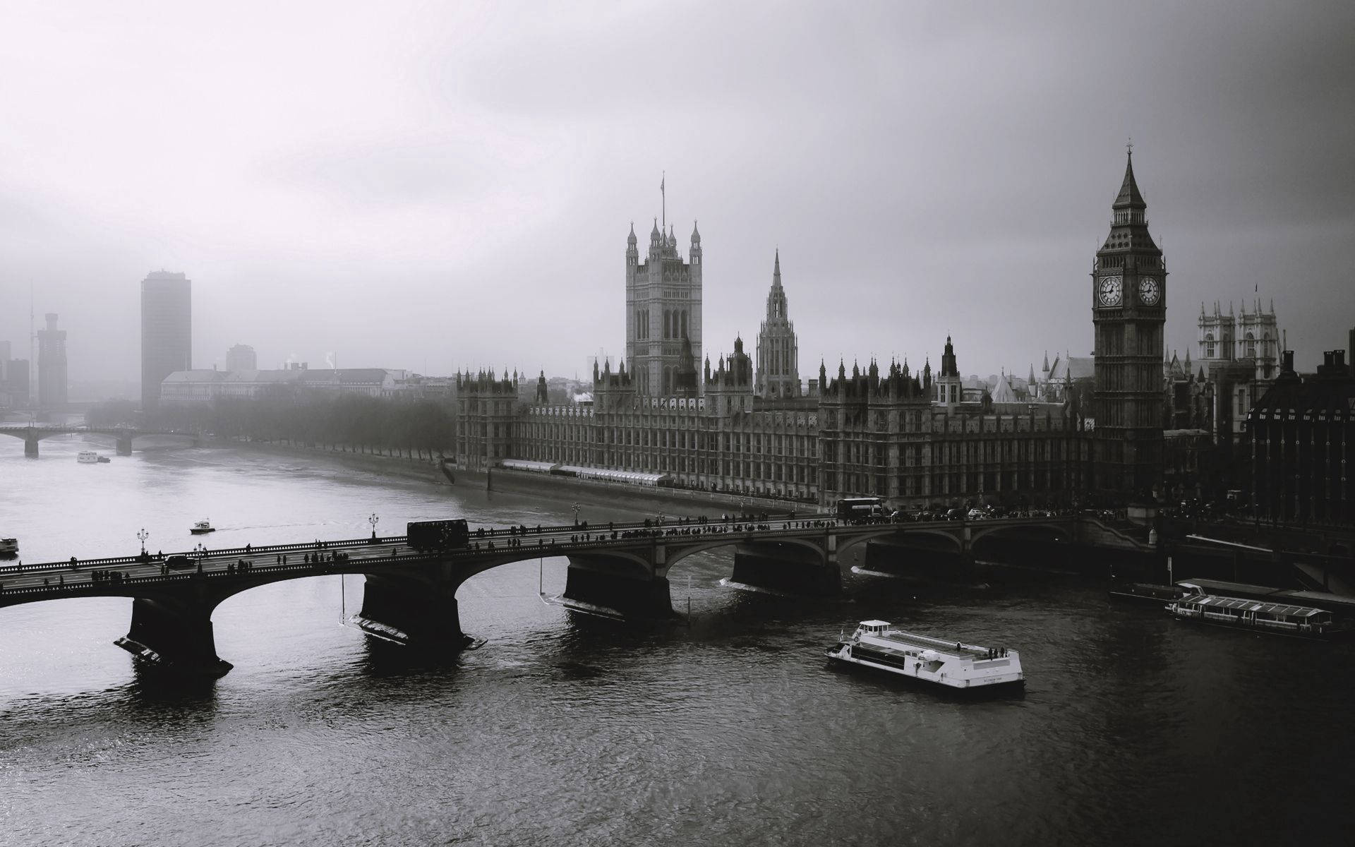 Old London Monochrome Picture