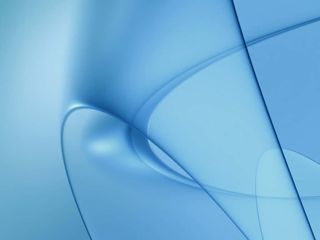 A Blue Abstract Background With A Curve Wallpaper