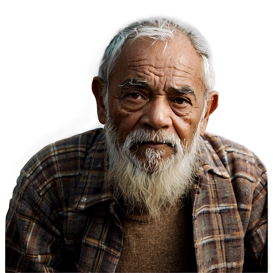 Old Man Portrait Png Dub PNG