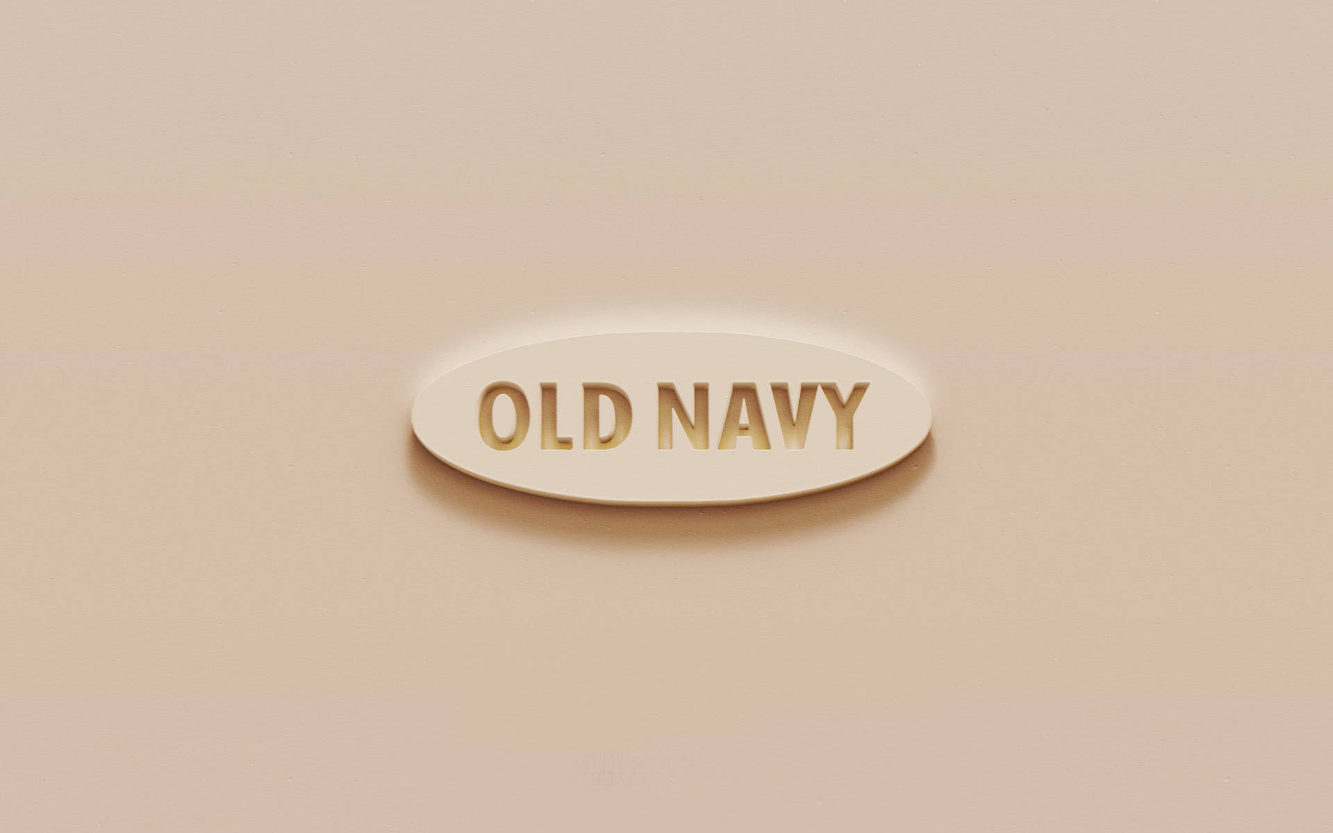 Old Navy 3d Beige Logo
